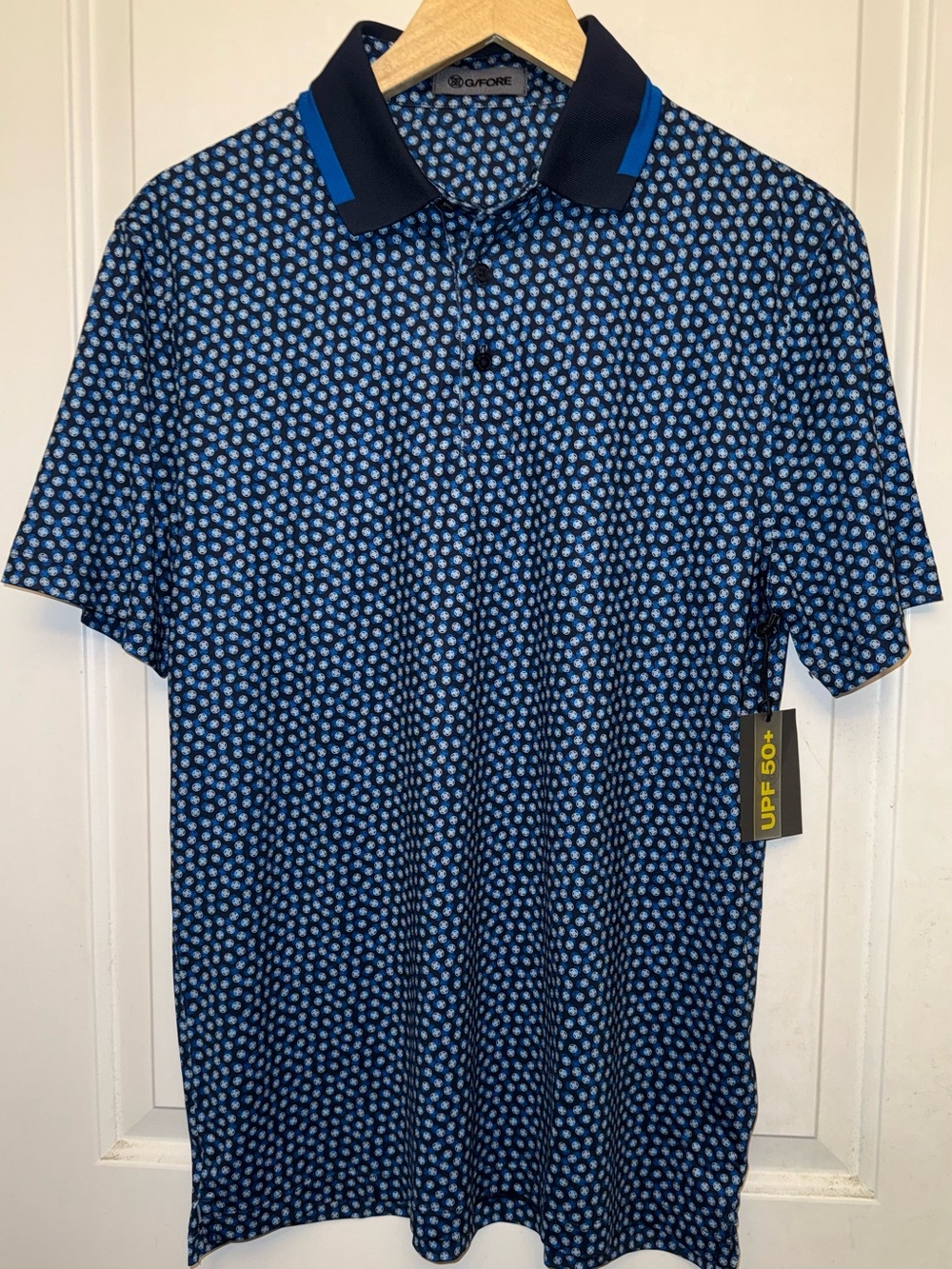 G/FORE NWT Circle G’s Tech Jersey Golf Polo in “Twilight”